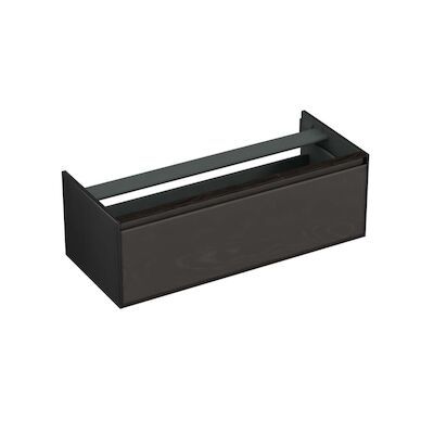 Onderkast Forzalaqua Reno 120x51x40 Cm 1 La Softclose Eiken Black Oiled