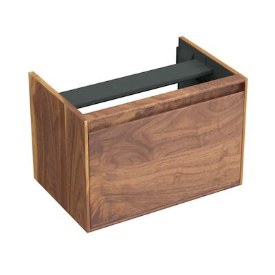 Onderkast Forzalaqua Reno 59.5×39.5×40 Cm 1 La Softclose Noten Pure Walnut