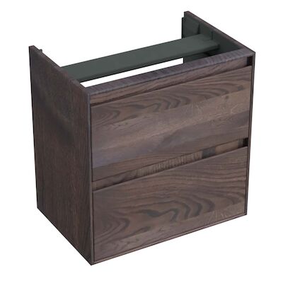 Onderkast Forzalaqua Reno 59.5×39.5×60 Cm 2 La Softclose Eiken Charcoal