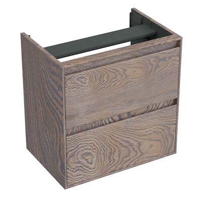 Onderkast Forzalaqua Reno 59.5×39.5×60 Cm 2 La Softclose Eiken Silver Grey