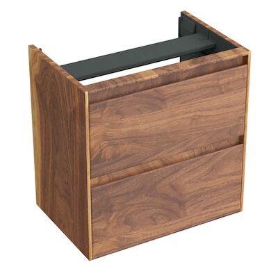 Onderkast Forzalaqua Reno 59.5×39.5×60 Cm 2 La Softclose Noten Pure Walnut