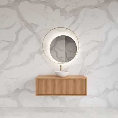 Onderkast Gliss Design Heronimus 100x45x35 cm Met Topplaat Pure