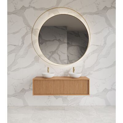 Onderkast Gliss Design Heronimus 120x45x35 cm Met Topplaat Pure