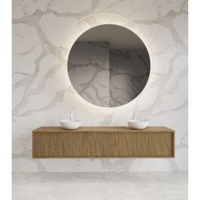 Onderkast Gliss Design Heronimus 180x45x35 cm 2 Laden Met Topplaat Castle Brown