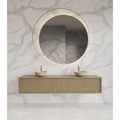 Onderkast Gliss Design Heronimus 180x45x35 cm 2 Laden Met Topplaat Corn Silk