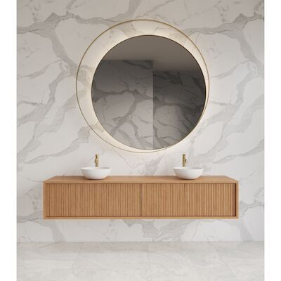 Onderkast Gliss Design Heronimus 180x45x35 cm 2 Laden Met Topplaat Pure