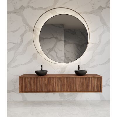 Onderkast Gliss Design Heronimus 180x45x35 cm 2 Laden Met Topplaat Walnut