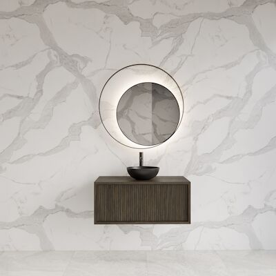 Onderkast Gliss Design Heronimus 70x45x35 cm Met Topplaat Charcoal