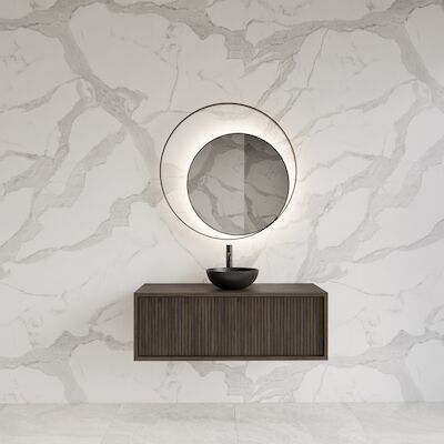 Onderkast Gliss Design Heronimus 90x45x35 cm Met Topplaat Charcoal