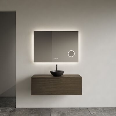 Onderkast Gliss Design Joa Charcoal 100 CM Incl. Topplaat
