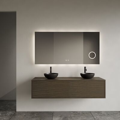 Onderkast Gliss Design Joa Charcoal 120 CM Incl.Topplaat