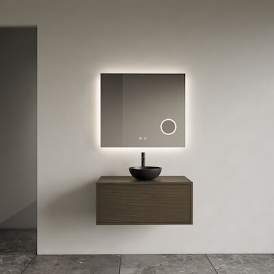 Onderkast Gliss Design Joa Charcoal 60 CM Incl. Topplaat