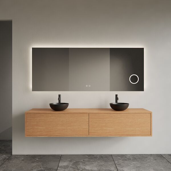 Onderkast Gliss Design Joa Pure 180 CM 2 Laden Incl.Topplaat