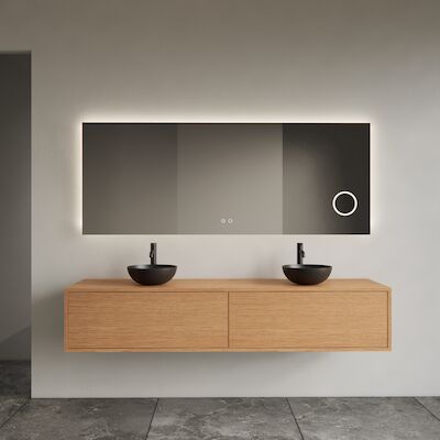 Onderkast Gliss Design Joa Pure 200 CM 2 Laden Incl.Topplaat