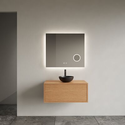 Onderkast Gliss Design Joa Pure 80 CM Incl. Topplaat