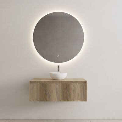 Onderkast Gliss Design Timotheus 100 CM Incl. Topplaat Ash Grey