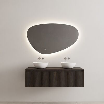 Onderkast Gliss Design Timotheus 140 CM Incl Topplaat Charcoal