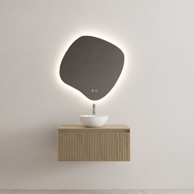 Onderkast Gliss Design Timotheus 60 CM Incl. Topplaat Ash Grey