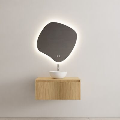 Onderkast Gliss Design Timotheus 80 CM Incl. Topplaat Pure