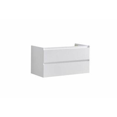 Onderkast Sanilux Infinity 100x47x50 cm Hoogglans Wit (exclusief wastafel)