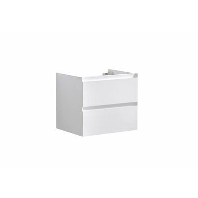 Onderkast Sanilux Infinity 60x47x50 cm Hoogglans Wit (exclusief wastafel)