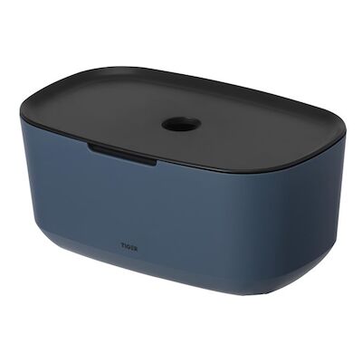 Opbergbox Met Deksel Tiger Tess Vrijstaand Blauw – Zwart