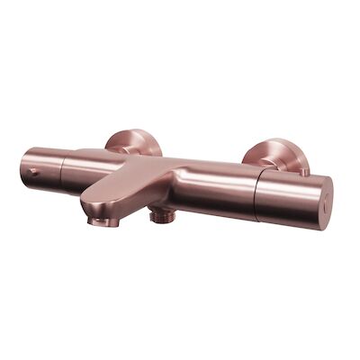 Opbouw Badkraan BWS Cemal Thermostatisch Geborsteld Koper