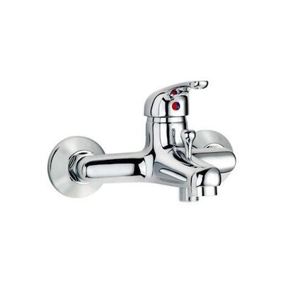 Opbouw Badkraan Schütte Athos Eéngreepsmengkraan Geluidloos Chroom