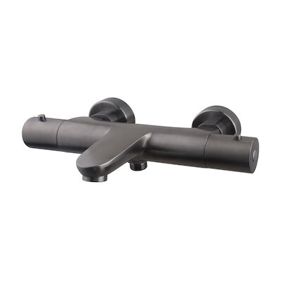 Opbouw Badkraan Thermostaat BWS Cemal Round HOH 15 cm Gunmetal