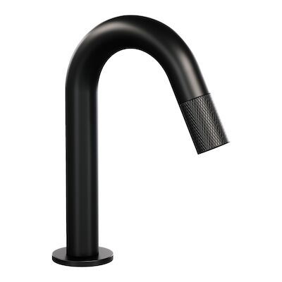 Opbouw Fonteinkraan Brauer Black Carving Edition Met Gebogen Uitloop Mat Zwart