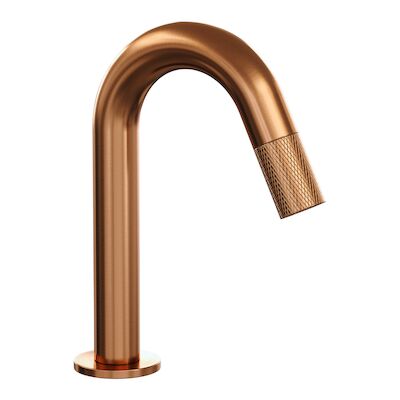 Opbouw Fonteinkraan Brauer Copper Carving Edition Met Gebogen Uitloop Koper Geborsteld PVD