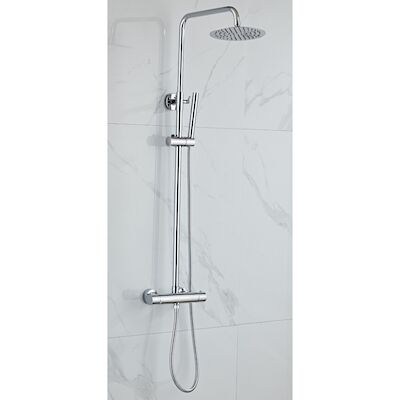 Opbouw Regendouche Set BWS Talpa Hoofddouche 30 cm en Staaf Handdouche Chroom