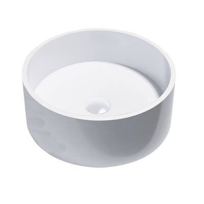 Opbouw Waskom Best Design Just Solid Surface Knock 40 cm Mat Wit