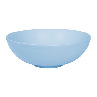 Opbouw Waskom Topa Pastello Azzuro Keramiek 40×14.5 cm Licht Blauw