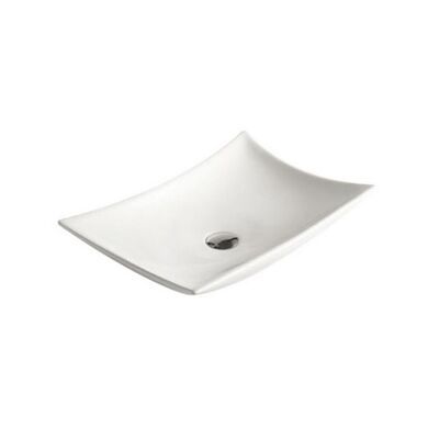 Opbouw Wastafel Best Design Raaf 56x37x10,5 cm Keramisch Hoogglans Wit