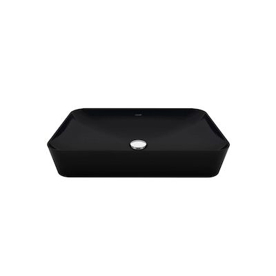 Opbouw Wastafel BWS Juno 60x40cm Keramiek Mat Zwart