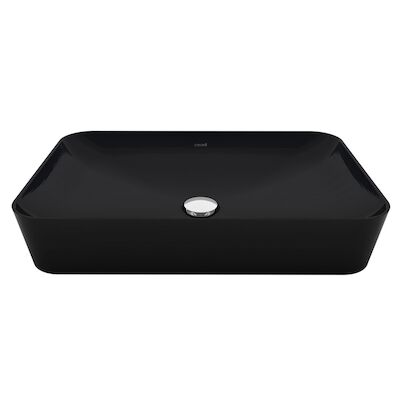 Opbouw Wastafel BWS Juno 60x40cm Keramiek Zwart