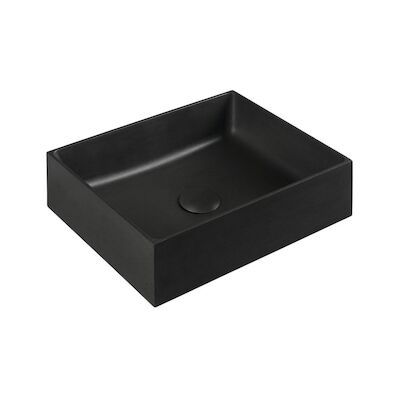 Opbouw Wastafel Sapho Formigo Rechthoek 47.5×36.5×13.5 cm Beton Antraciet