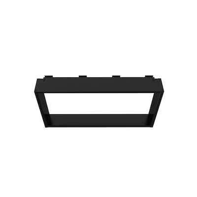 Opbouwnis BWS Colorato Doucherek voor Douchewand 30x60cm Mat Zwart
