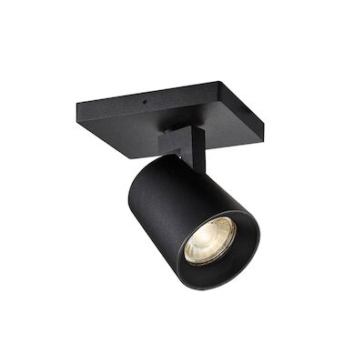Opbouwspot BWS Merga 1 11×11.2cm Zwart