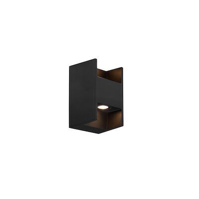 Opbouwspot BWS Ruby 7.8×7 cm Zwart