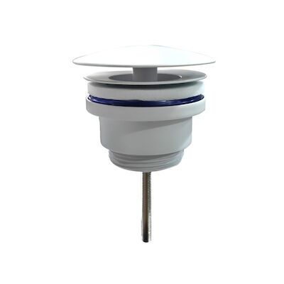 Open Afvoerplug BWS Karsten 5/4″ Glans Wit
