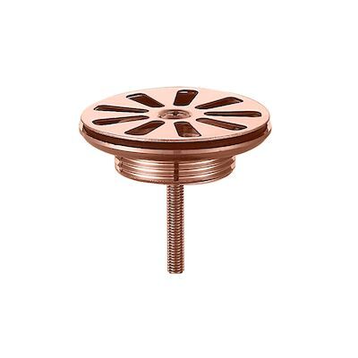 Open Rooster Afvoerplug Best Design Lyon 5/4 Mat Rose Goud