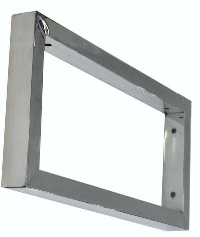 Ophangbeugel Wiesbaden tbv wastafelblad Chroom 46×22 (Prijs per stuk)