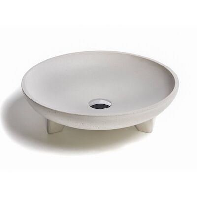 Opzet Wastafel Urbi et Orbi Caldera Beton 43.5×12 cm Medium Grijs