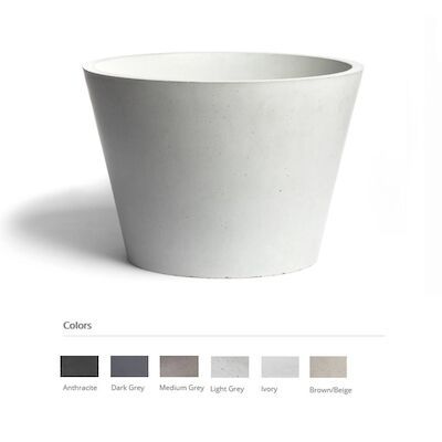 Opzet Wastafel Urbi et Orbi Circum Beton 38×31 cm Bruin Beige