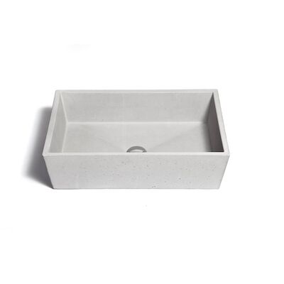 Opzet Wastafel Urbi et Orbi Concis Beton 60x40x16 cm Antraciet