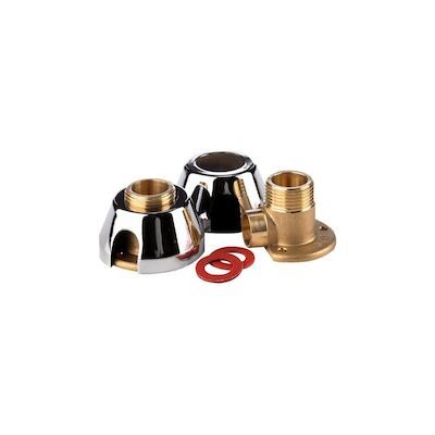 Paar Opbouw Best Design Muurplaatkoppeling 1/2″x12mm