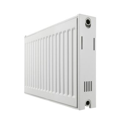 Paneelradiator Haceka Sanivesk Duo 100×90 cm Wit Zij-Aansluiting (2195 Watt)