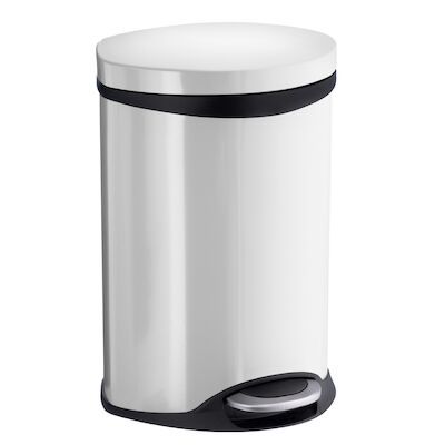 Pedaalemmer Smedbo Outline Lite 6 Liter 23,5×21,5×32 cm Wit